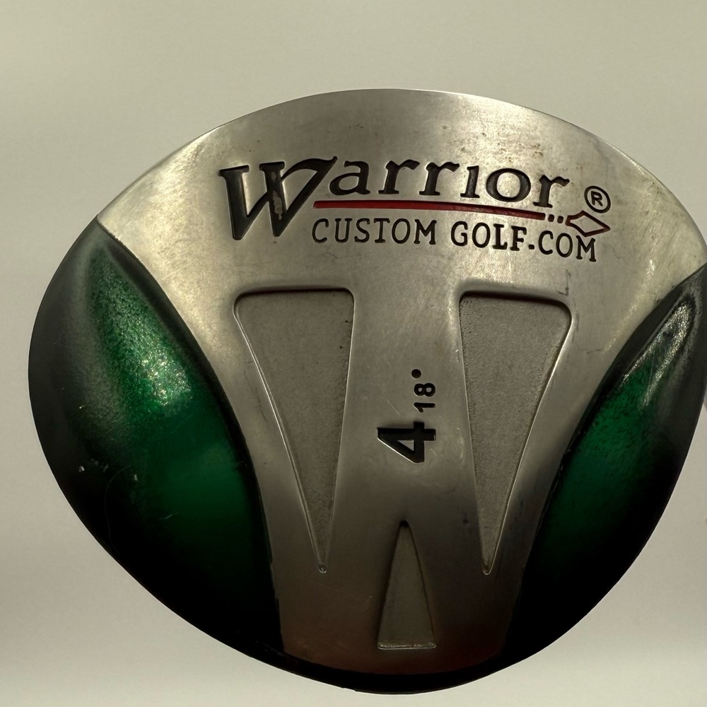 Warrior Custom Golf 4 Fairway Wood 18 Degrees Graphite Stiff Flex RH